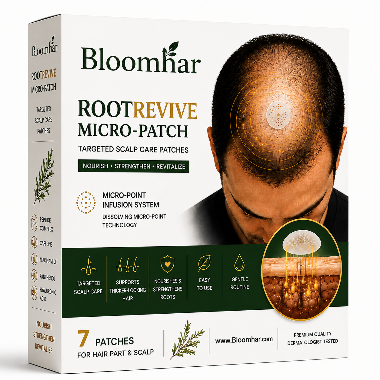 Stronger Roots Start at the Scalp 💕 Targeted Micro-Point Care to Help Reduce Hair Fall & Support Fuller-Looking Hair 🔥