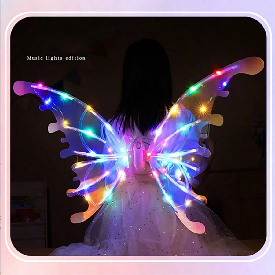 2026 New Upgraded Electric Butterfly Wings Light-Up Toy