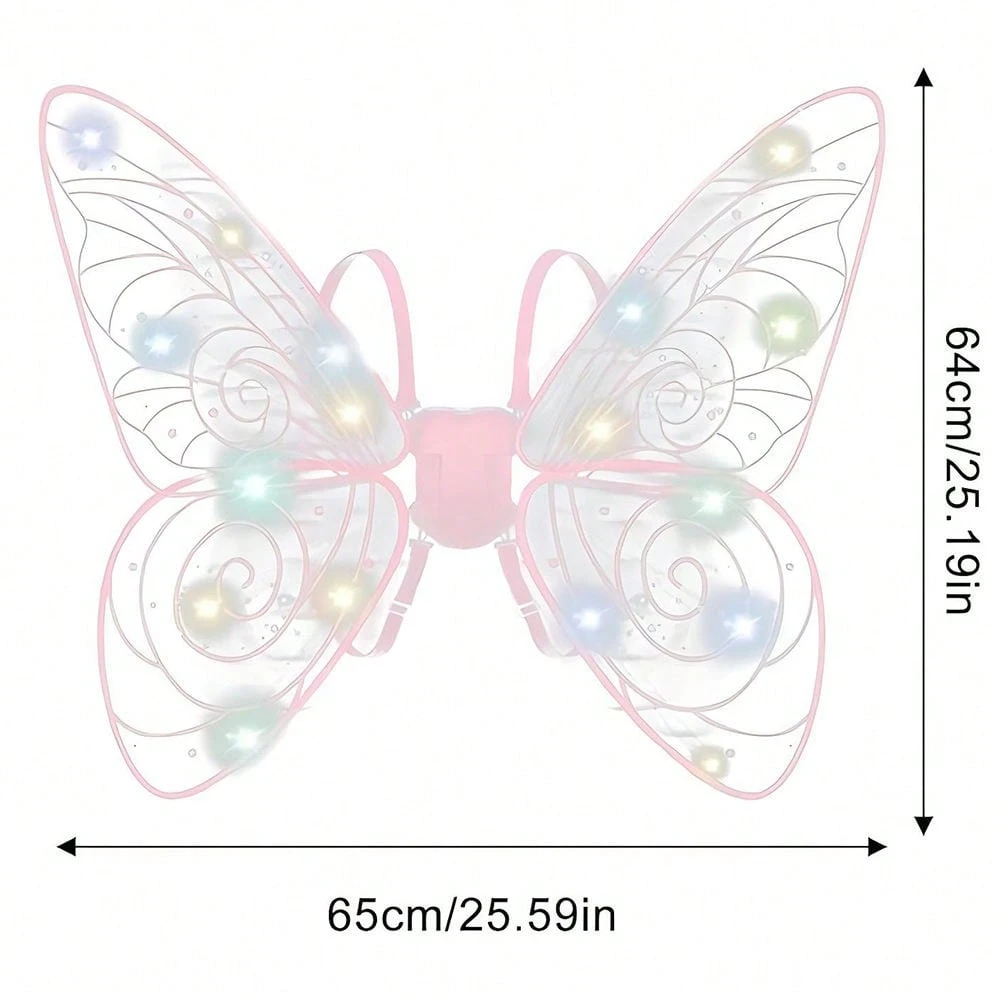 2026 New Upgraded Electric Butterfly Wings Light-Up Toy