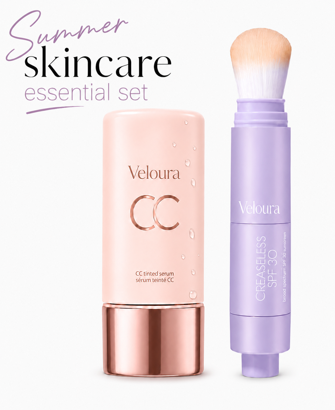 CC Color-Correcting Tinted Serum – Lightweight, Shade-Adaptive Coverage with 24H Hydration & 16H Waterproof Wear