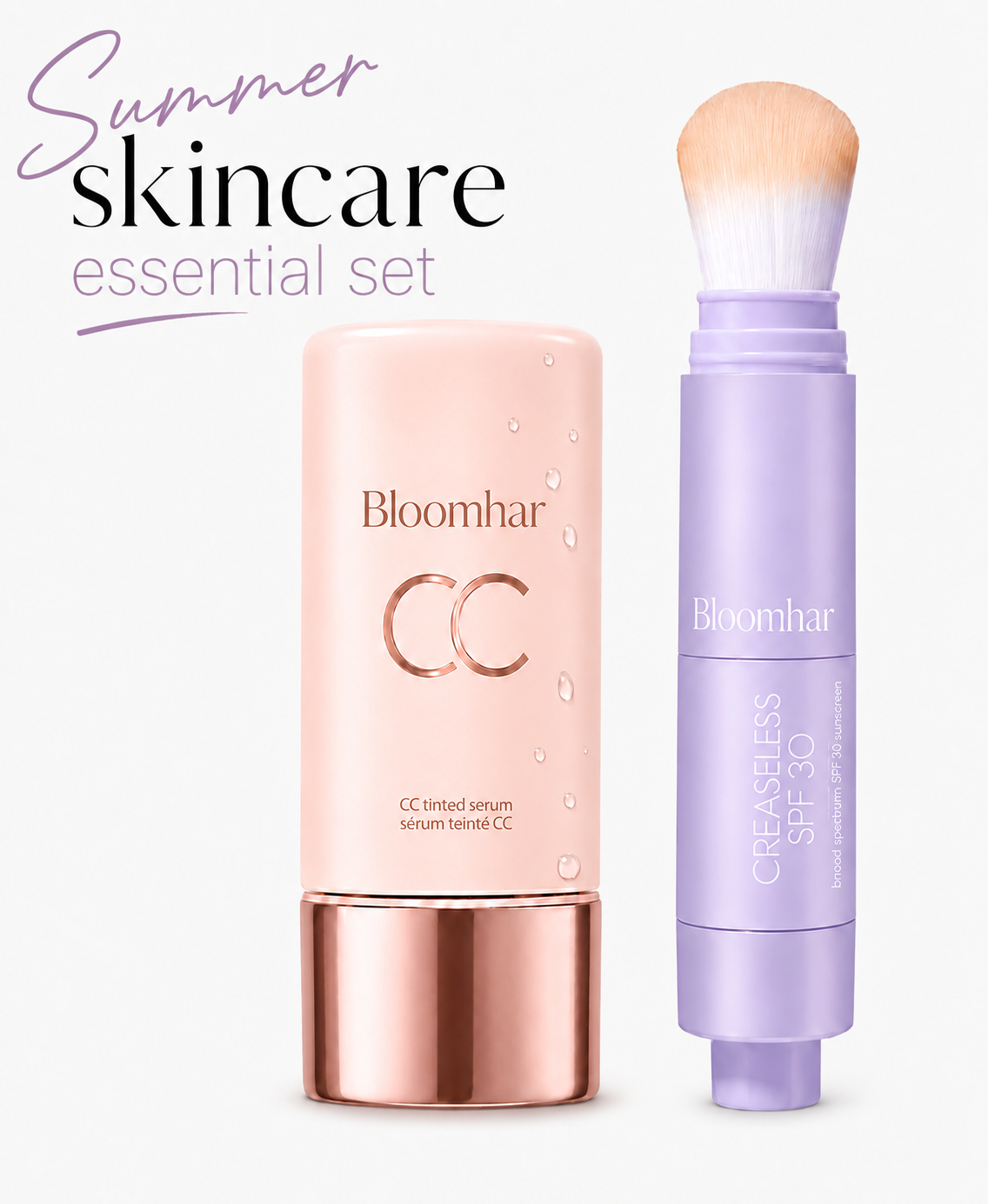 CC Color-Correcting Tinted Serum – Lightweight, Shade-Adaptive Coverage with 24H Hydration & 16H Waterproof Wear
