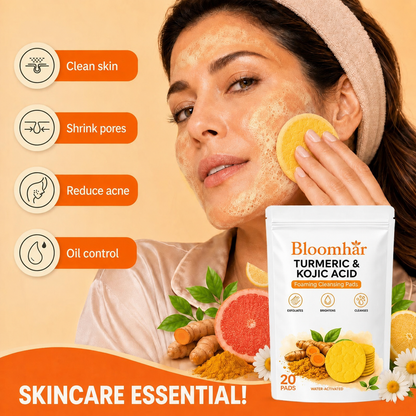 🔥Last Day 68% OFF-Bloomhar Turmeric Kojic Glow Pads