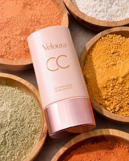 CC Color-Correcting Tinted Serum – Lightweight, Shade-Adaptive Coverage with 24H Hydration & 16H Waterproof Wear