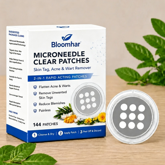 Bloomhar®2-in-1 Microneedle & Hydrocolloid Patch🍀|