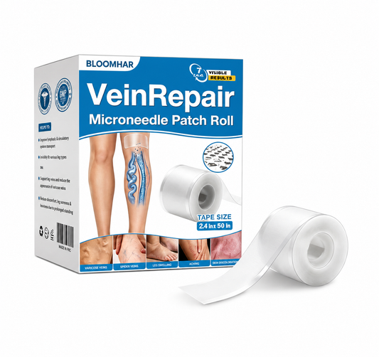 🇨🇦🏆✅️🏃BLOOMHAR® VeinRepair Microneedle Patch Roll⚡Instant Relief, Long-Term Results