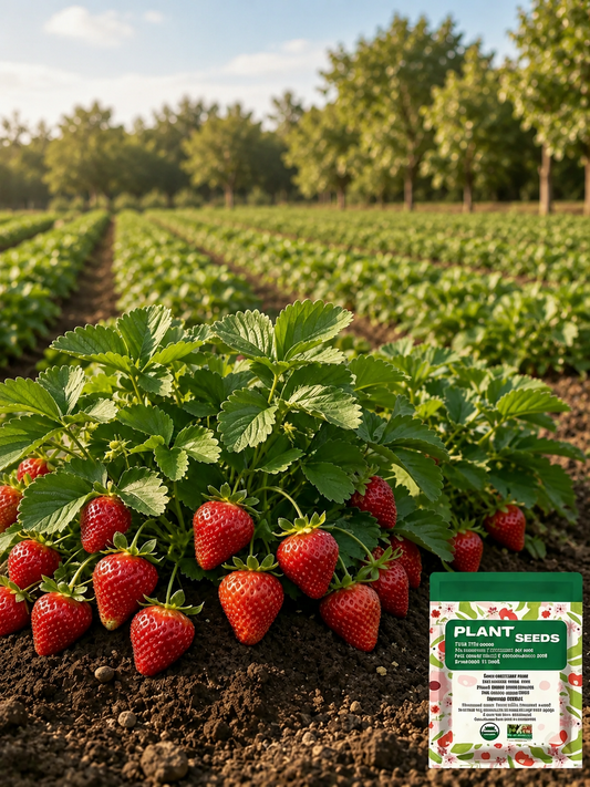 😍 Fall in Love with Homegrown Cream Strawberries! 🍓