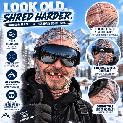 👴 Old Man Winter Face Mask