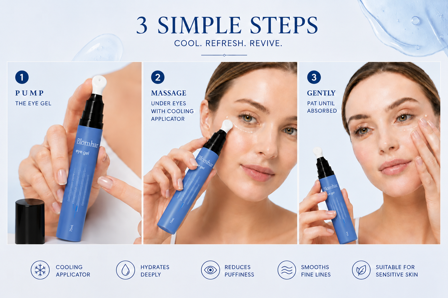 Bloomhar Cooling Eye Gel