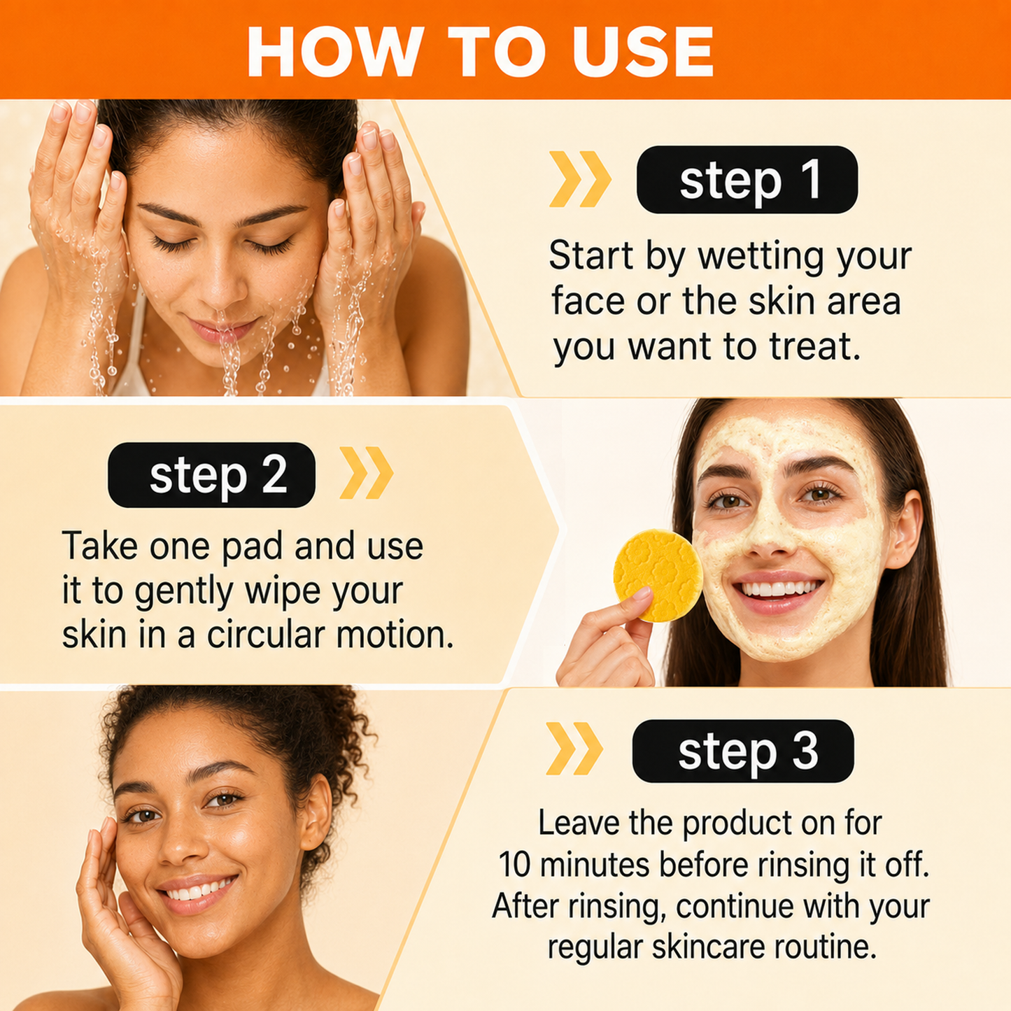 🔥Last Day 68% OFF-Bloomhar Turmeric Kojic Glow Pads
