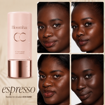 CC Color-Correcting Tinted Serum – Lightweight, Shade-Adaptive Coverage with 24H Hydration & 16H Waterproof Wear